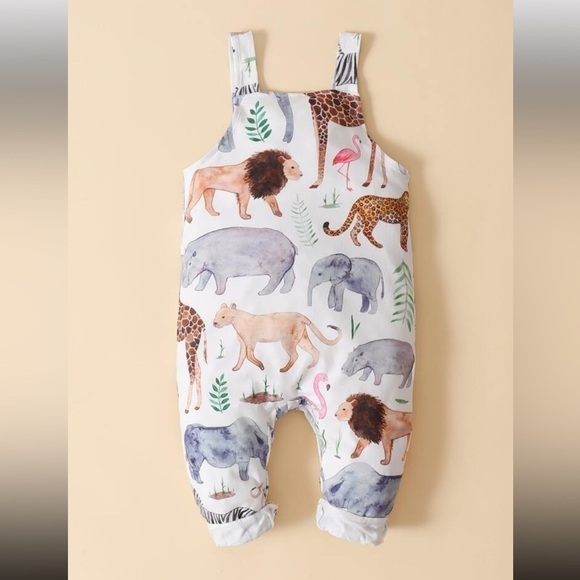 Baby Zoo Animal Overalls - Picture 2 of 7